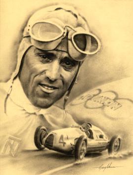 Tazio Nuvolari by Gary Whinn